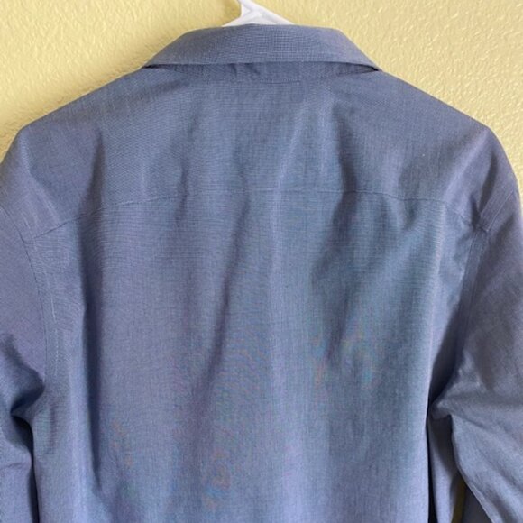 UNTUCKit Men's Button Up Long Sleeve Shirt XL Blue - Picture 4 of 7